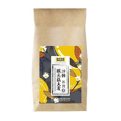 美蜂堂 猴头菇大麦沙棘养胃茶 132g