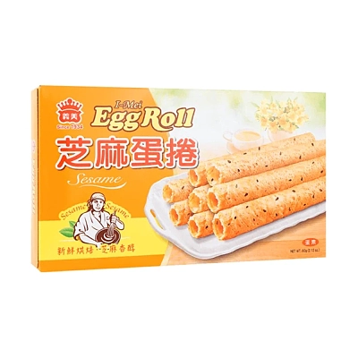 义美 鸡蛋卷 芝麻味 60g