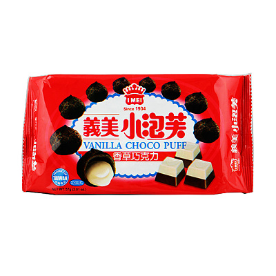义美 泡芙 香草巧克力味 57g