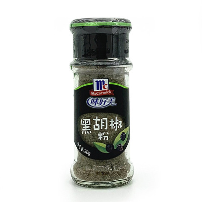 味好美 黑胡椒粉 瓶装 30g