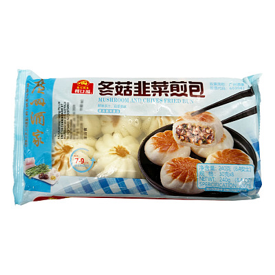 【冻】利口福 冬菇韭菜煎包 8个入 240g