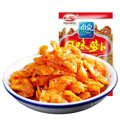 鱼泉 风味萝卜 香辣味 80g