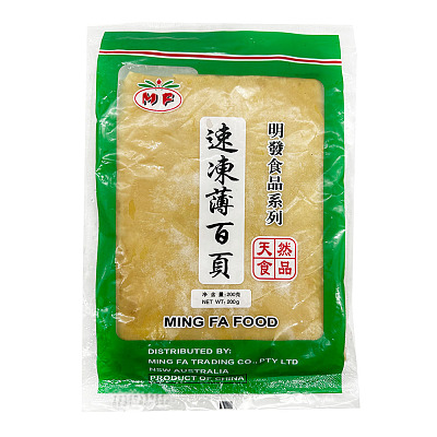 【冻】明发 速冻薄百叶 整张 200g