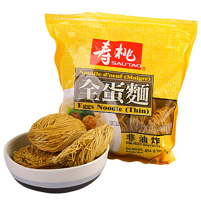 寿桃 全蛋面 非油炸 454g