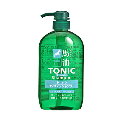 熊野油脂 马油 补药润发洗发露  绿色 600ml