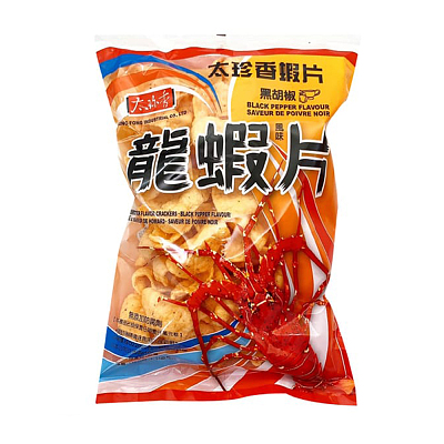 太珍香 黑胡椒虾片 140g