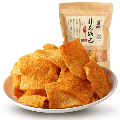 襄遇二阳 卧龙锅巴 麻辣味 400g（新老包装随机发货）