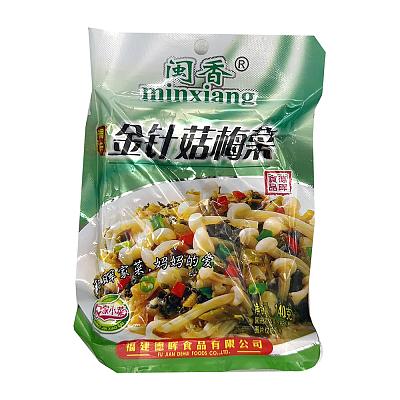 闽香 金针菇梅菜 140g
