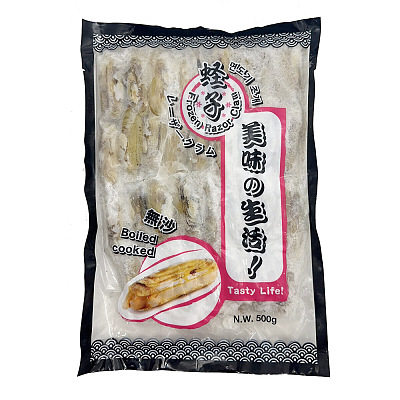 【冻】美味生活 无沙蛏子 500g