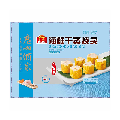 【冻】利口福 海鲜烧卖 2kg