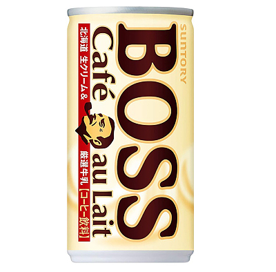 三得利 Boss 含牛乳 拿铁咖啡 Lait 185ml