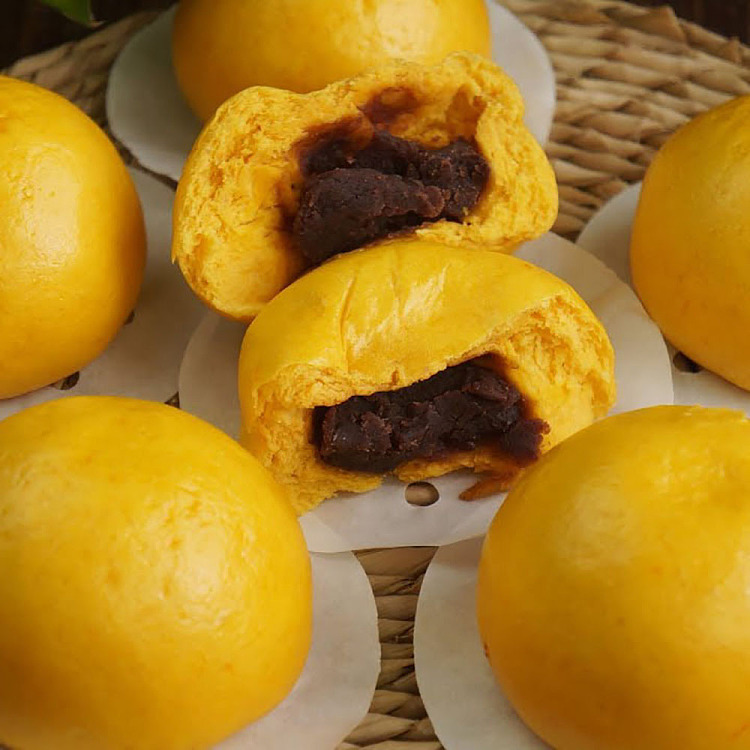 frozen-wufangzhai-pumpkin-red-bean-paste-bun-300g-1