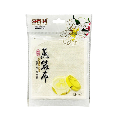 喜得利 棉布 蒸笼布 50cm 1个入