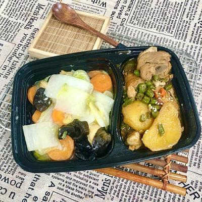 1895 黄焖鸡煨土豆（中辣）（全新改良）+三色菜豆腐煲（1000ml盒装）