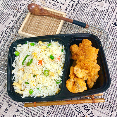 312 新奥尔良鸡扒＋炒饭（1000ml盒装）