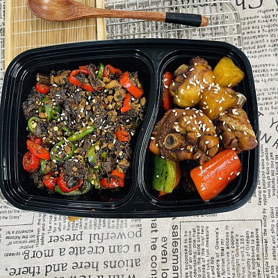 4453泰式菠萝炖鸡+梅干菜肉末（小辣）（1000ml盒装）