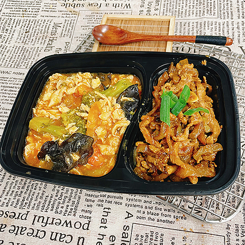 preserved-mustard-greens-stir-fried-with-pork-stripsthree-colored-vegetable-stir-fried-with-eggs-1