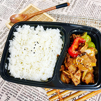 27 四川回锅肉（微辣）+白饭（1000ml盒装）