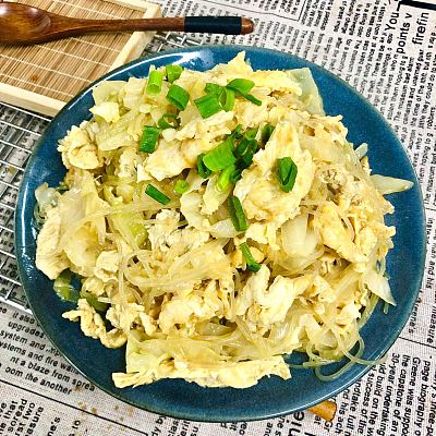包菜粉丝炒鸡蛋（700ml盒装）