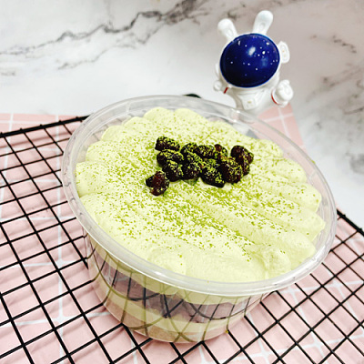 抹茶蜜豆盒子蛋糕【500ml盒装】