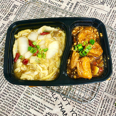 2361 日式豆腐肉末煲+酸辣白菜（中辣）（1000ml盒装）