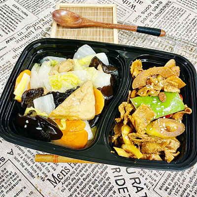 2410 春笋炒五花＋三色菜豆腐煲（1000ml盒装）