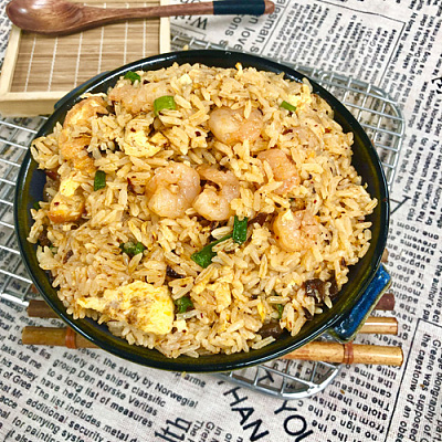 老干妈虾仁炒饭【500ml盒装】