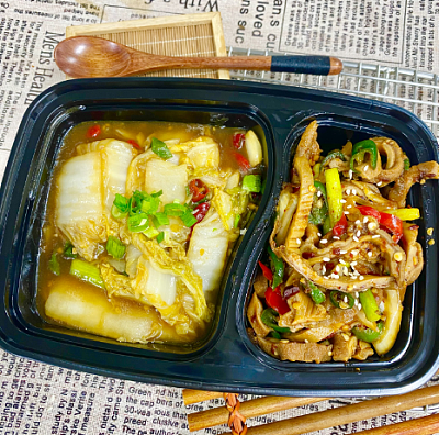2024 湘式家乡味爆炒猪肚（中辣）+酸辣白菜（中辣）【1000ml盒装】