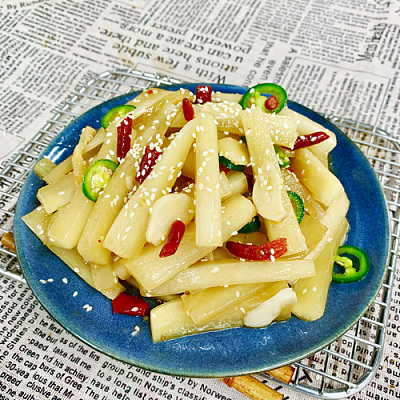 【凉菜】炝拌爽口萝卜（中辣）（700ml盒装）