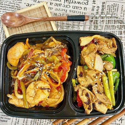 3373 川式回锅肉+鱼香鱼腐（微辣）（1000ml盒装）