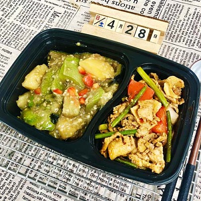 1216 川式回锅肉+地三鲜（1000ml盒装）