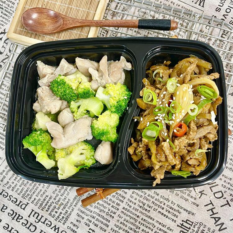preserved-mustard-greens-stir-fried-with-pork-stripschicken-bites-with-broccoli-1