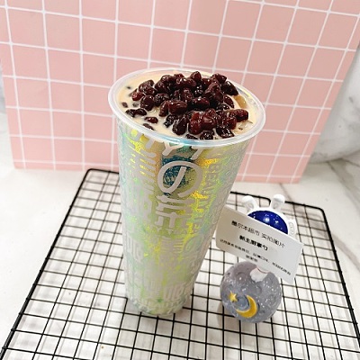 蜜豆奶茶（700ml大杯）（请选择24小时内的配送时间段）