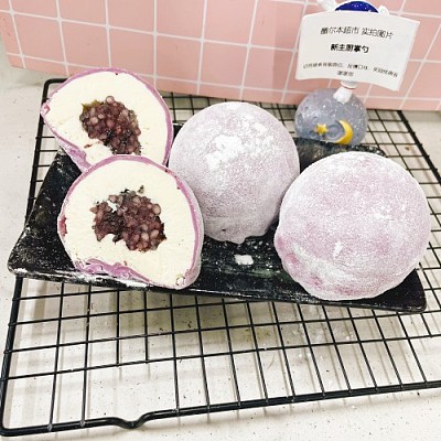 琉璃紫米雪媚娘(1盒3个)