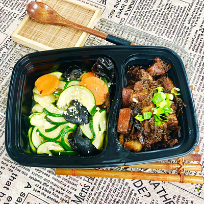 1968 梅干菜烧肉+花色菜（1000ml盒装）