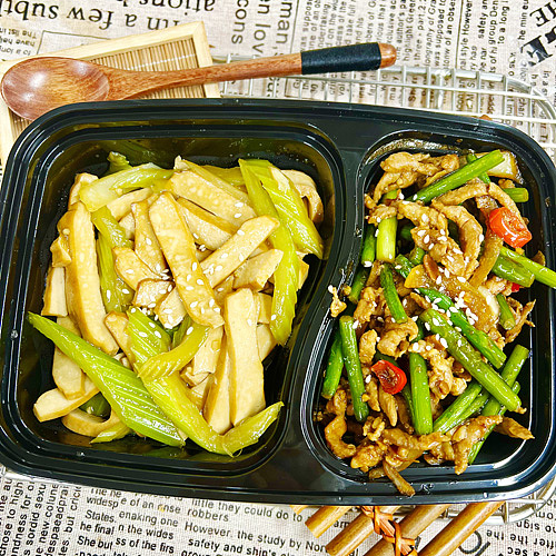 garlic-sprouts-stir-fried-with-pork-stripsstir-fried-dried-tofu-with-celery-1