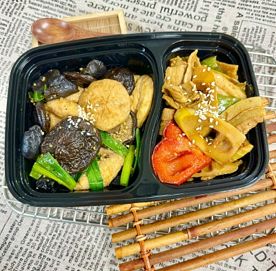 3350 春笋炒肉片+香菇鱼腐（1000ml盒装）
