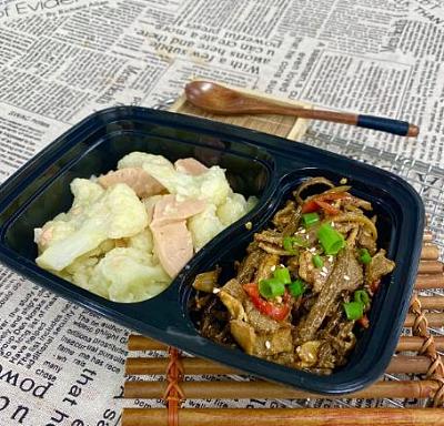 1589手打四喜丸子＋椒麻爆香肉丝(中辣)（1000ml盒装）