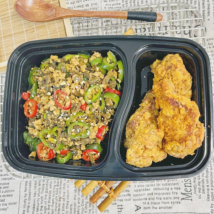 new-orleans-chicken-drumletsdried-plum-vegetable-with-minced-pork-1