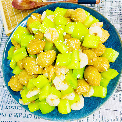 低脂吉祥三宝（虾仁，素鸡粒，黄瓜）【700ml盒装】