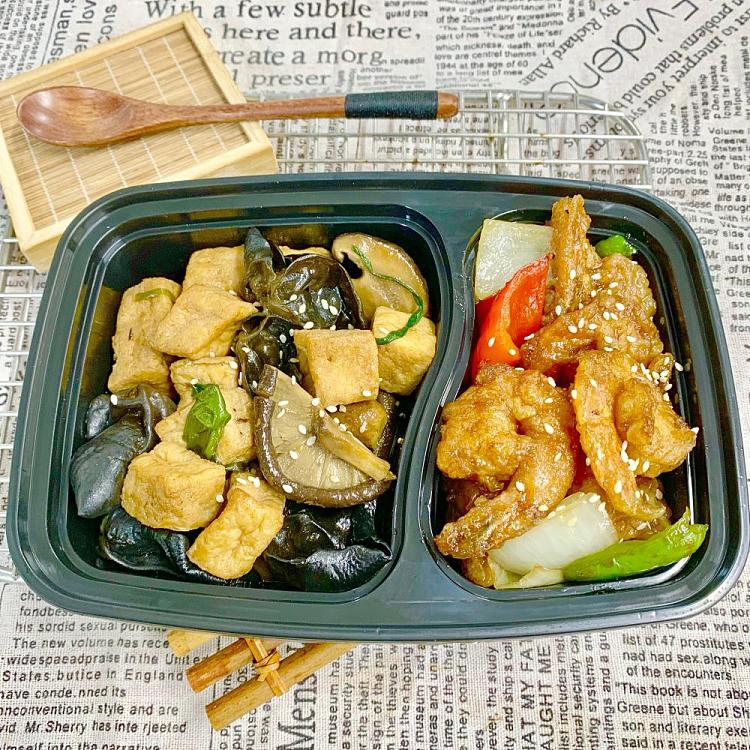 teriyaki-shrimp-ballstofu-puff-with-shiitake-mushrooms-1