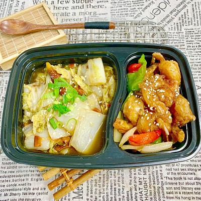 5121 照烧虾球+酸辣白菜（中辣）【1000ml盒装】