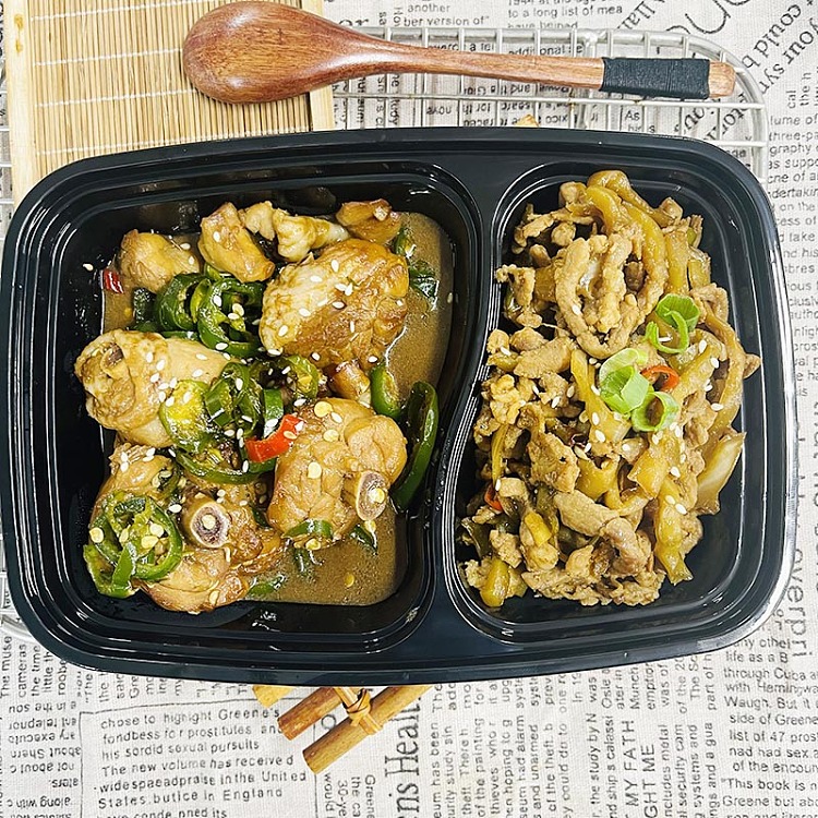 hunan-spicy-king-chicken-hot-potpreserved-mustard-greens-stir-fried-with-pork-strips-1
