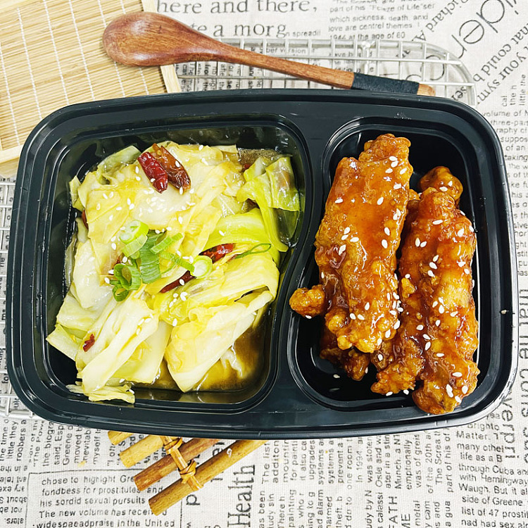 korean-fried-chicken-ribsstir-fried-lotus-root-1