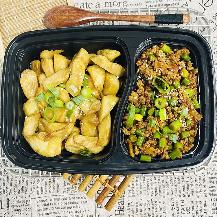 dish-with-minced-pork-dried-radish-and-garlic-sprouts-great-with-ricebraised-wild-rice-in-oil-1