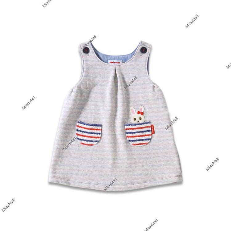 japanese-version-mikihouse-pucci-rabbit-grey-suspender-skirt-1