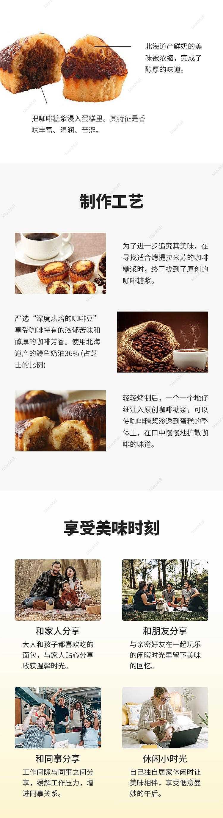 日本直邮】Sea Cube海立方东京百年物语C3提拉米苏咖啡夹心蛋糕6枚入- Umall今日优选- 澳洲线上超市