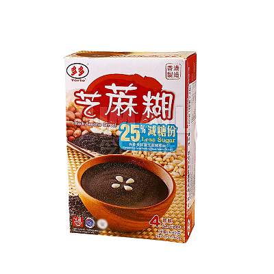 多多 即溶 黑芝麻糊 25%少糖 160g