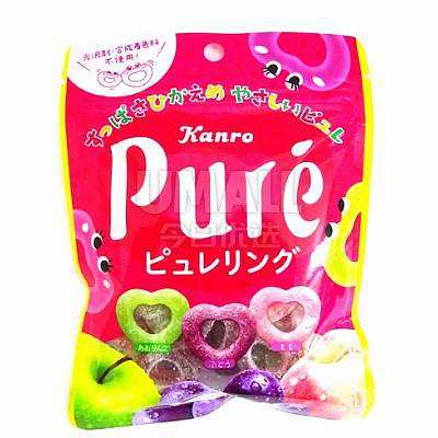 Kanro 心形镂空软糖 青苹果&巨峰&白桃味 63g