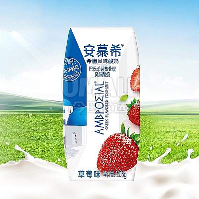 安慕希 希腊酸奶 草莓味 单支 205ml